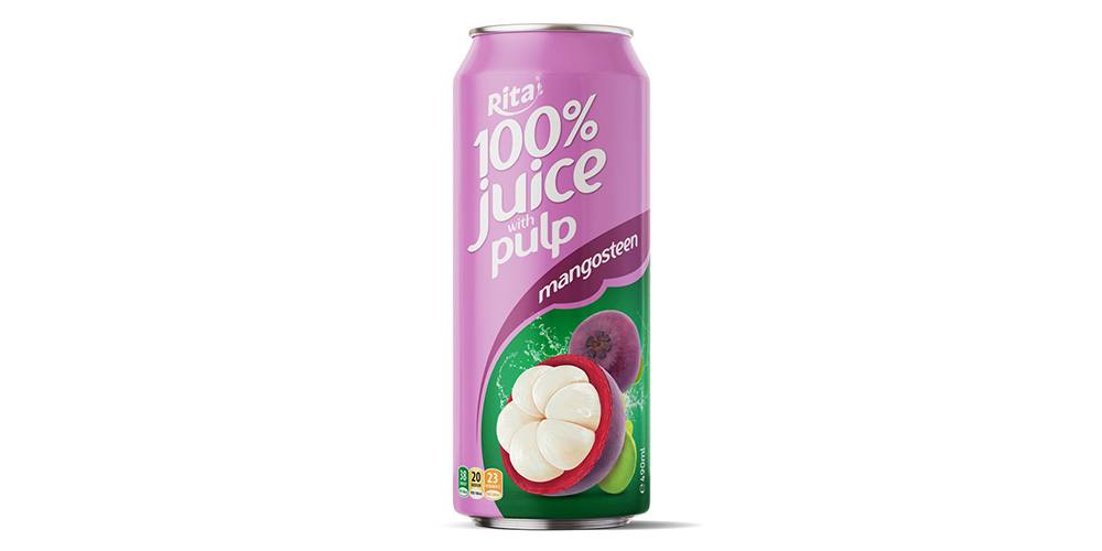 Wholesale Natural Mangosteen Juice Drink 500ml Can